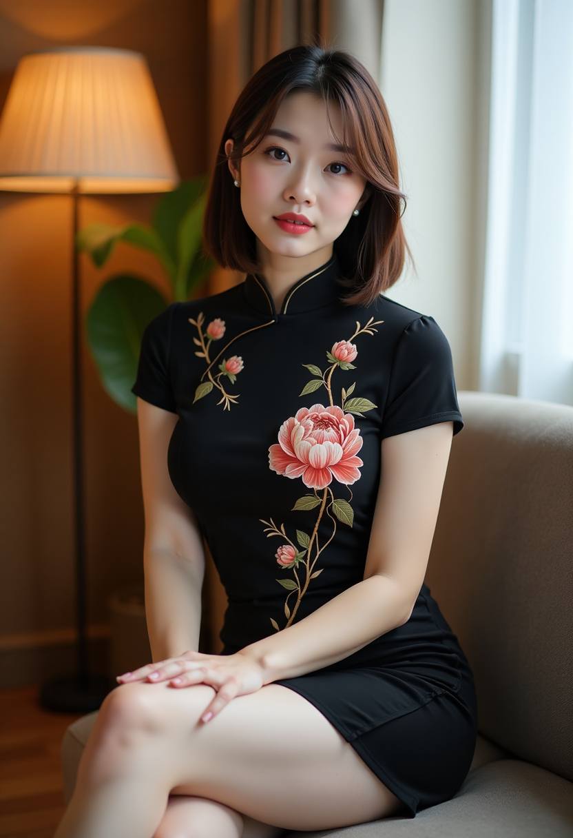 害羞图片的倒影
